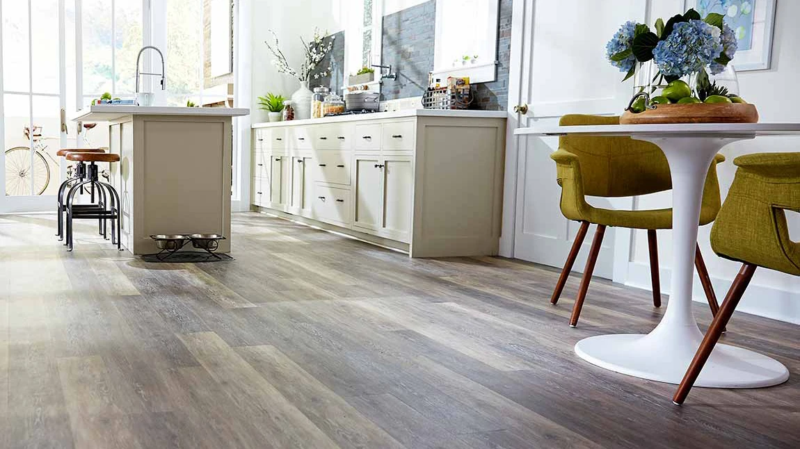 hardwood in modern kitchen